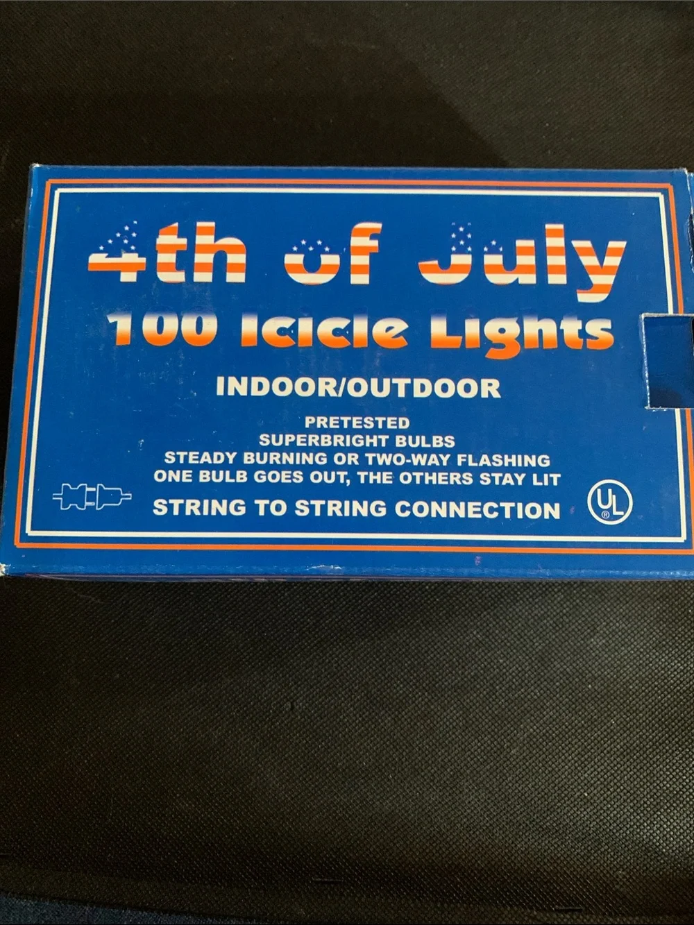4th of July Icicle Lights